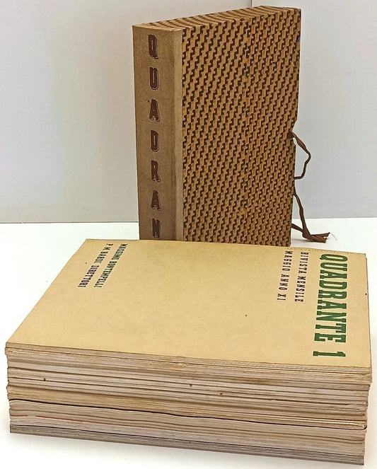 LR- RIVISTA ARCHITETTURA QUADRANTE BONTEMPELLI BARDI 1933 - LOTTO 21 VOLUMI- ZFS319