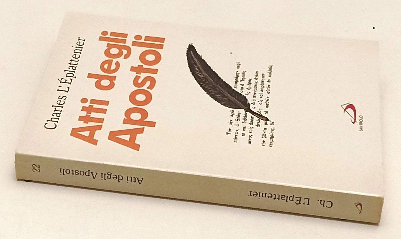 LD- ATTI DEGLI APOSTOLI- CHARLES L'EPLATTENIER- SAN PAOLO- 1a ED.- 1996-B-ZFS164