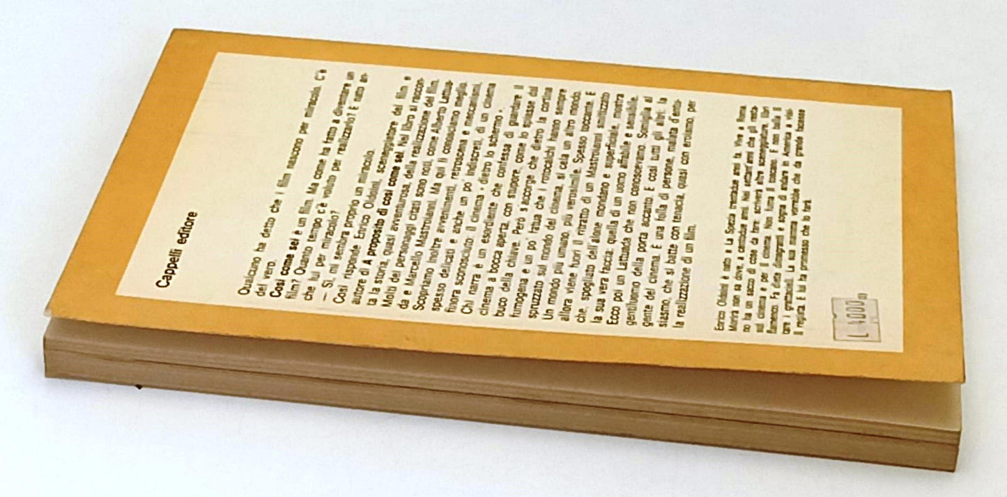 LW- A PROPOSITO DI COSI' COME SEI - ENRICO OLDOINI - CAPPELLI--- 1978- B- YFS255