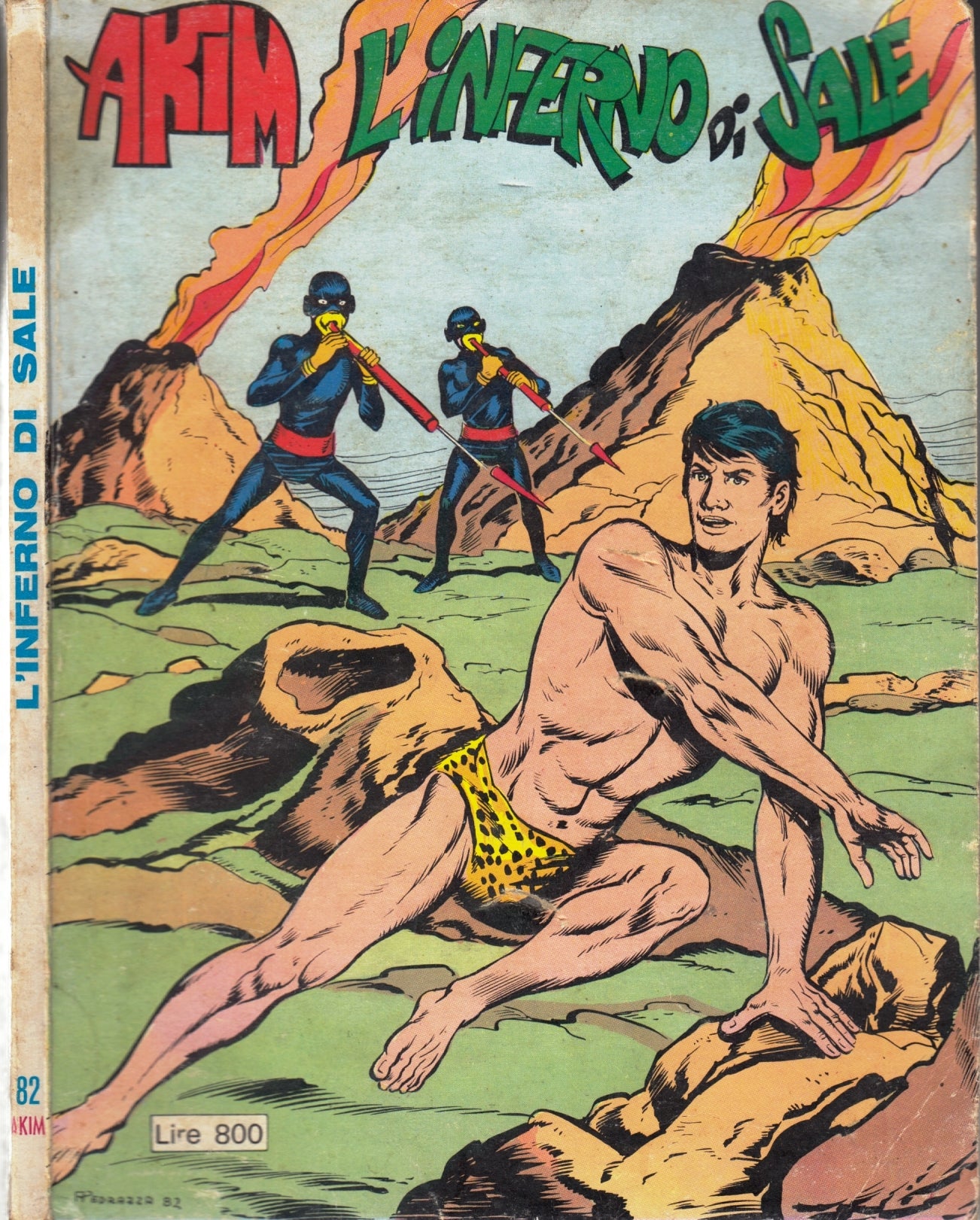 Akim n.82 L'inferno di sale - Cepim Bonelli - 1a ed. - ultimo numero - E26