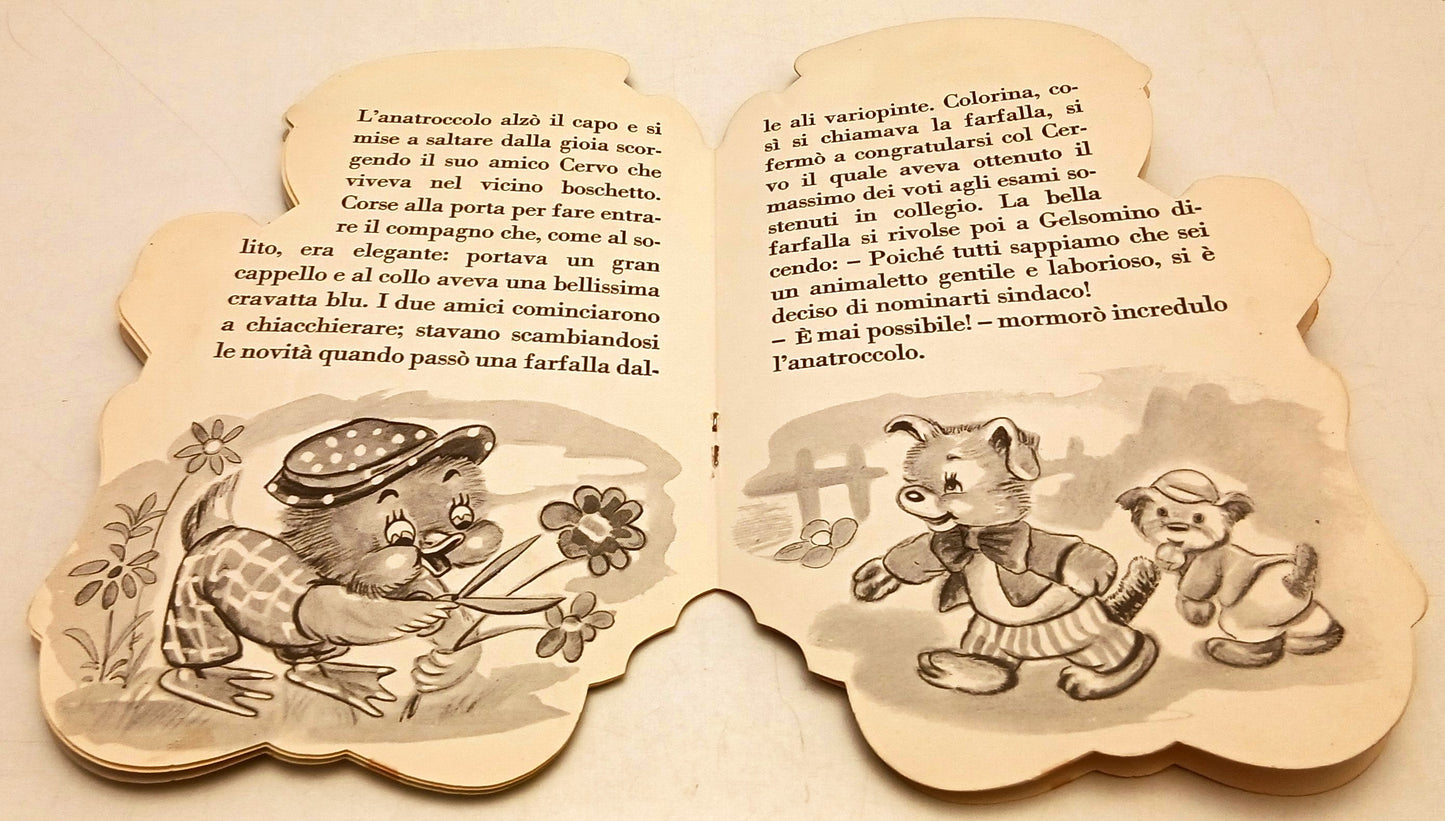 L'anatroccolo della fattoria - Girotondo - 1965 - sagomato - RVSa994
