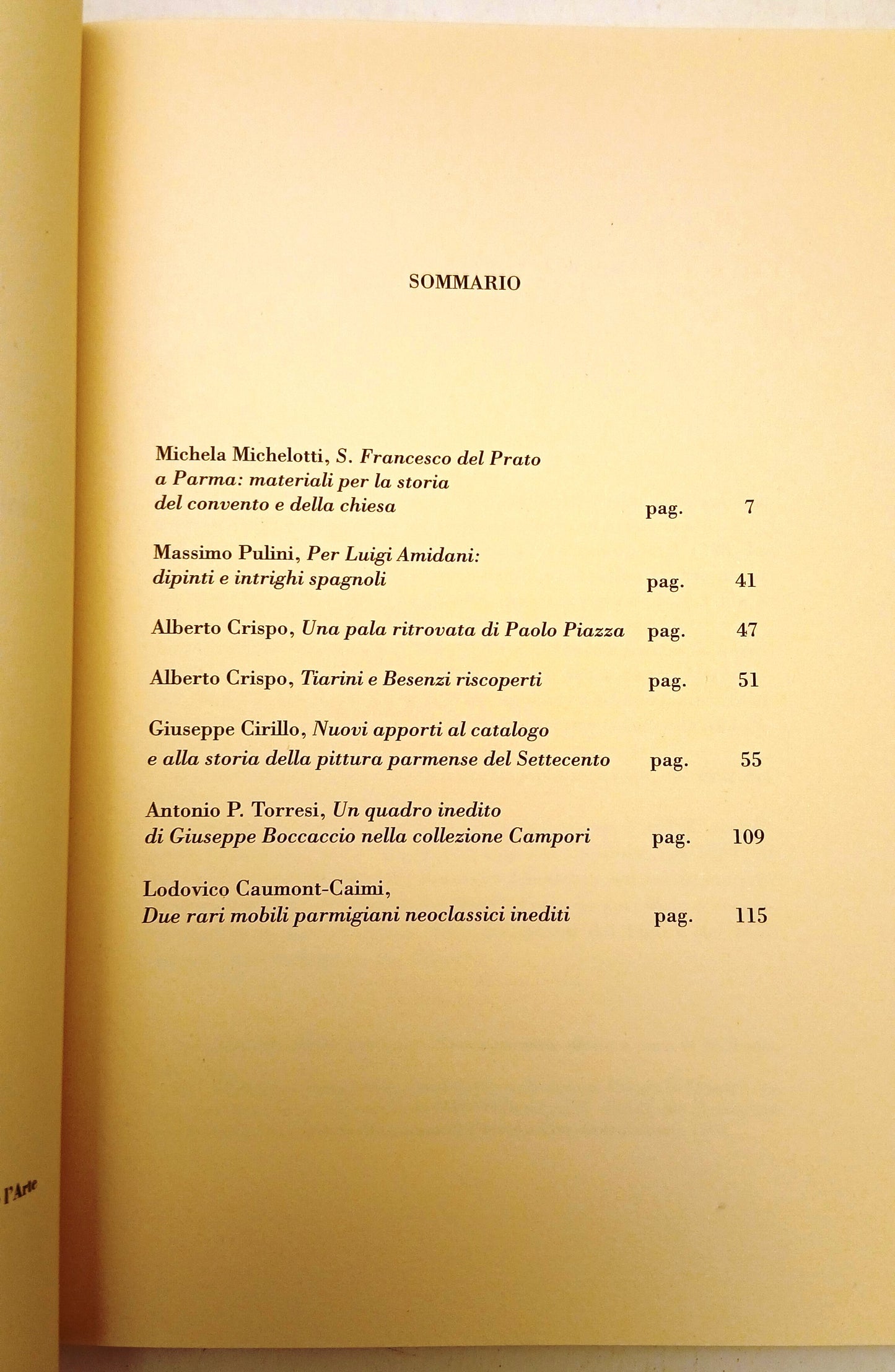 Parma per l'arte Anno X Fascicolo 1-2 2004 - Michelotti Pulini Crispo - WPR