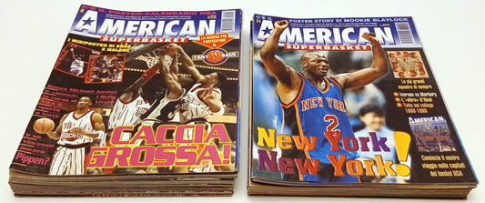 LC- LOTTO RIVISTA AMERICAN SUPERBASKET 86 USCITE + 16 POSTER+ ALBUM 1999- BLCP83