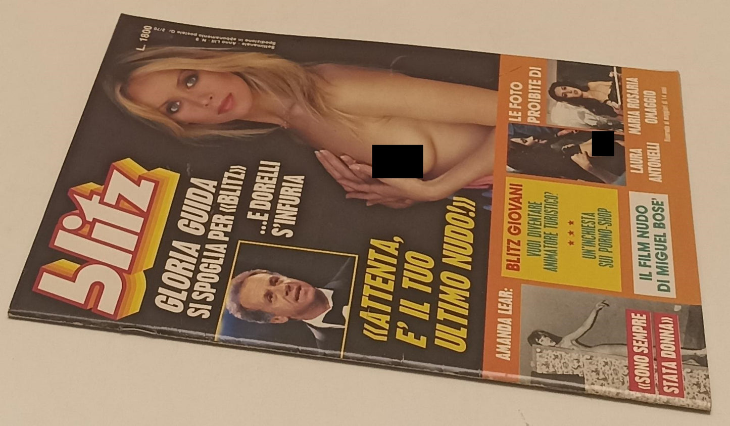 LX- RIVISTA BLITZ ANNO LIII N.9 1987 GLORIA GUIDA - RVSa380