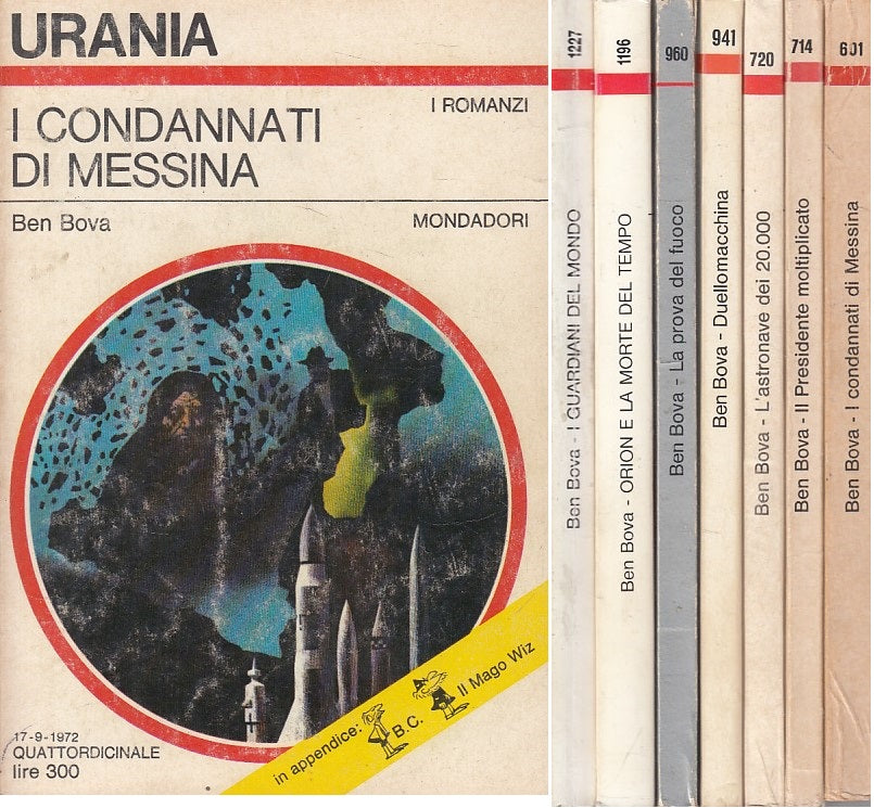 LN- URANIA 7 ROMANZI N.601 714 720 941 960 1196 1227- BOVA---- 1972 - B - BRH328