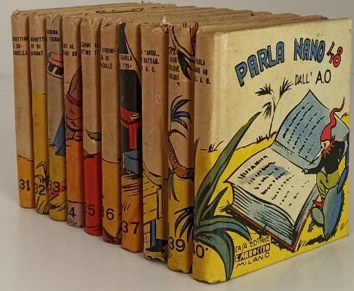 BIBLIOTECHINA BALILLA DI NONNO EBE ED. CARROCCIO - LOTTO N.31/40 ULTIMI NUMERI