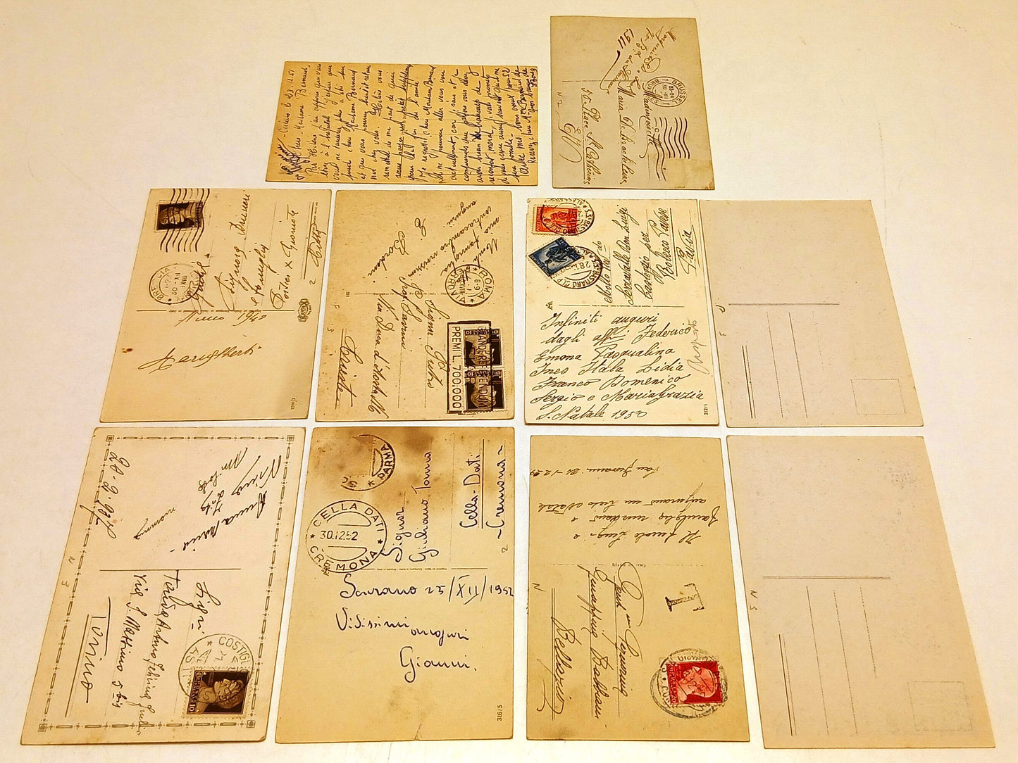 CC- Cartolina - Lotto 10 cartoline Auguri Buon Anno - RVSz187