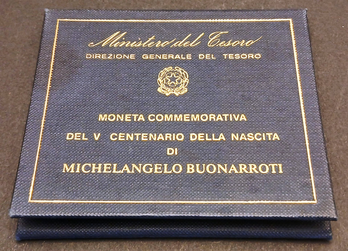 CB- Moneta commemorativa V centenario nascita Michelangelo Buonarroti - GTTS256