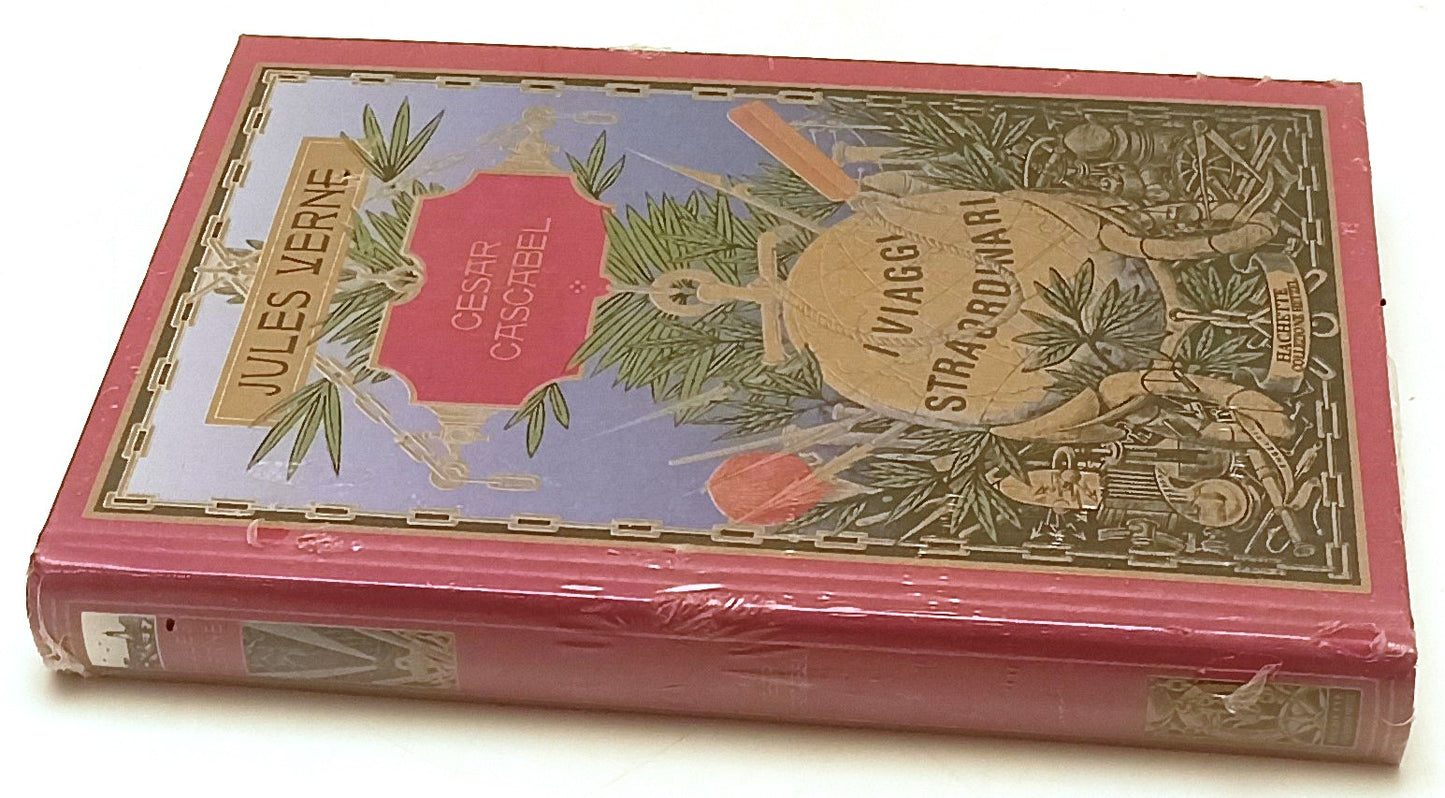 LN- I VIAGGI STRAORDINARI CESAR CASCABEL - JULES VERNE- HACHETTE- HETZEL- ZFS189