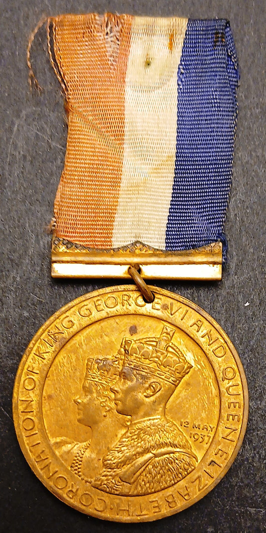 CB- Medaglia George VI and Queen Elizabeth inconormation - GTTS203
