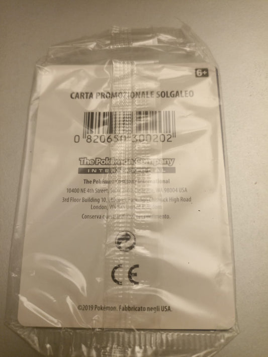 POKEMON CARD CARTA - SOLGALEO 142/236 RARA HOLO BLISTER - ITA - CRD110