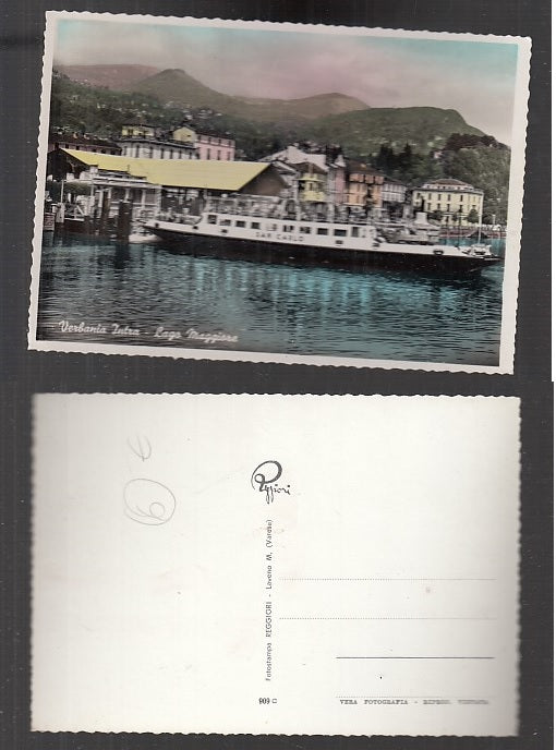 CC- CARTOLINA LAGO MAGGIORE VERBANIA INTRA - CRT1913
