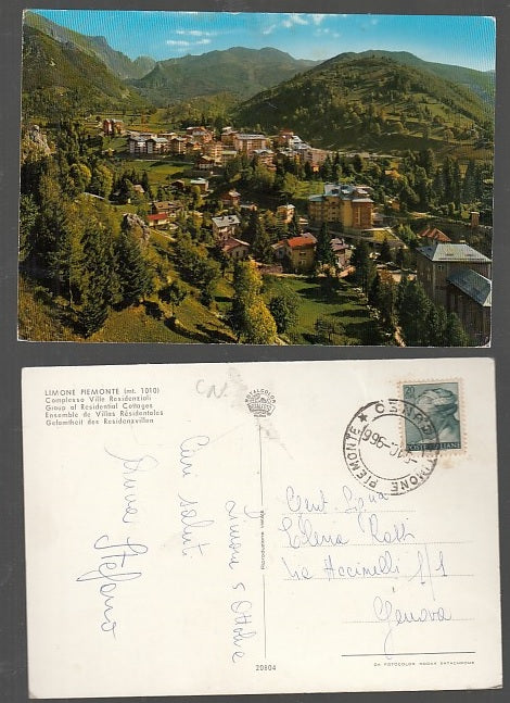 CARTOLINA - LIMONE PIEMONTE COMPLESSO VILLE RESIDENZIALI CUNEO - CRT2022