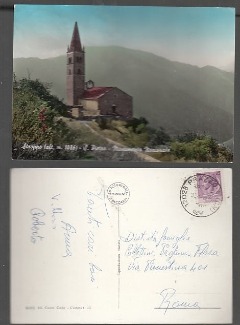 CARTOLINA - STROPPO S. PIETRO MONUMENTO NAZIONALE CUNEO - CRT2036