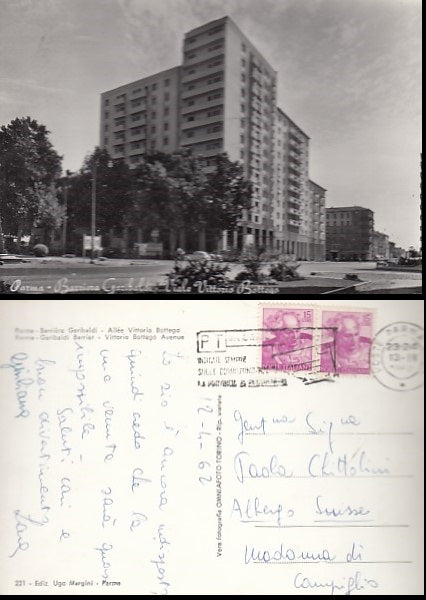 CARTOLINA - PARMA BARRIERA GARIBALDI VIALE VITTORIO BOTTEGO - CRT2105