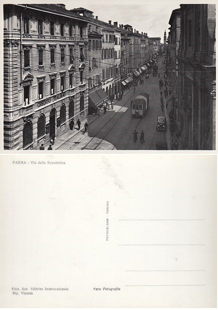 CARTOLINA - PARMA VIA DELLA REPUBBLICA - CRT2140