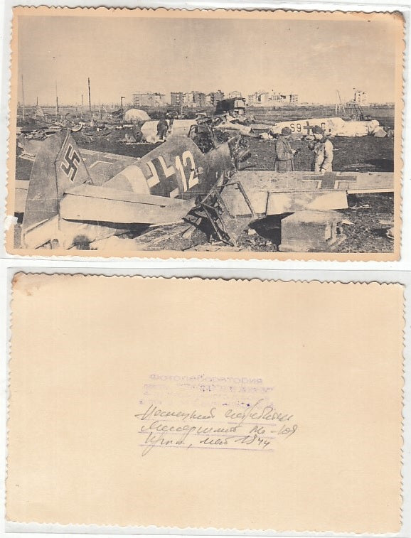 CC- FOTO ARCHIVIO STORICO RUSSO WW2 LUFTWAFFE AEREI AVIAZIONE TEDESCA - CRT2239