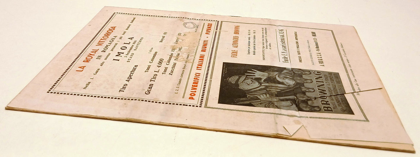 Rivista Il Cacciatore italiano Anno XL n.38 19 Settembre 1926 - RVSa1056