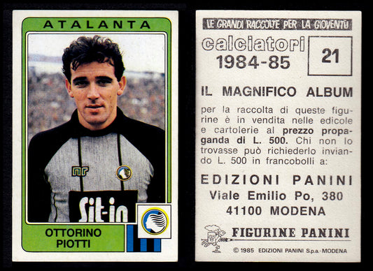 Figurine Panini - Calciatori 1984/85 - Mancolista ATALANTA