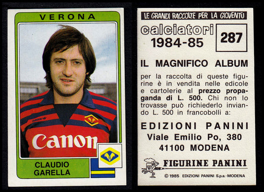 Figurine Panini - Calciatori 1984/85 - Mancolista VERONA