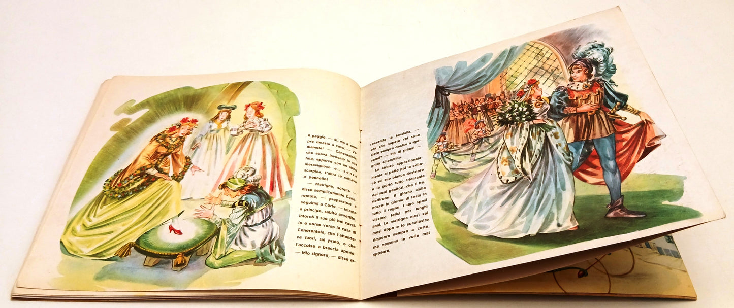Cenerentola - Boschi Collana Scenari 2 - anni '50 - illustrato scenari- RVSa1006