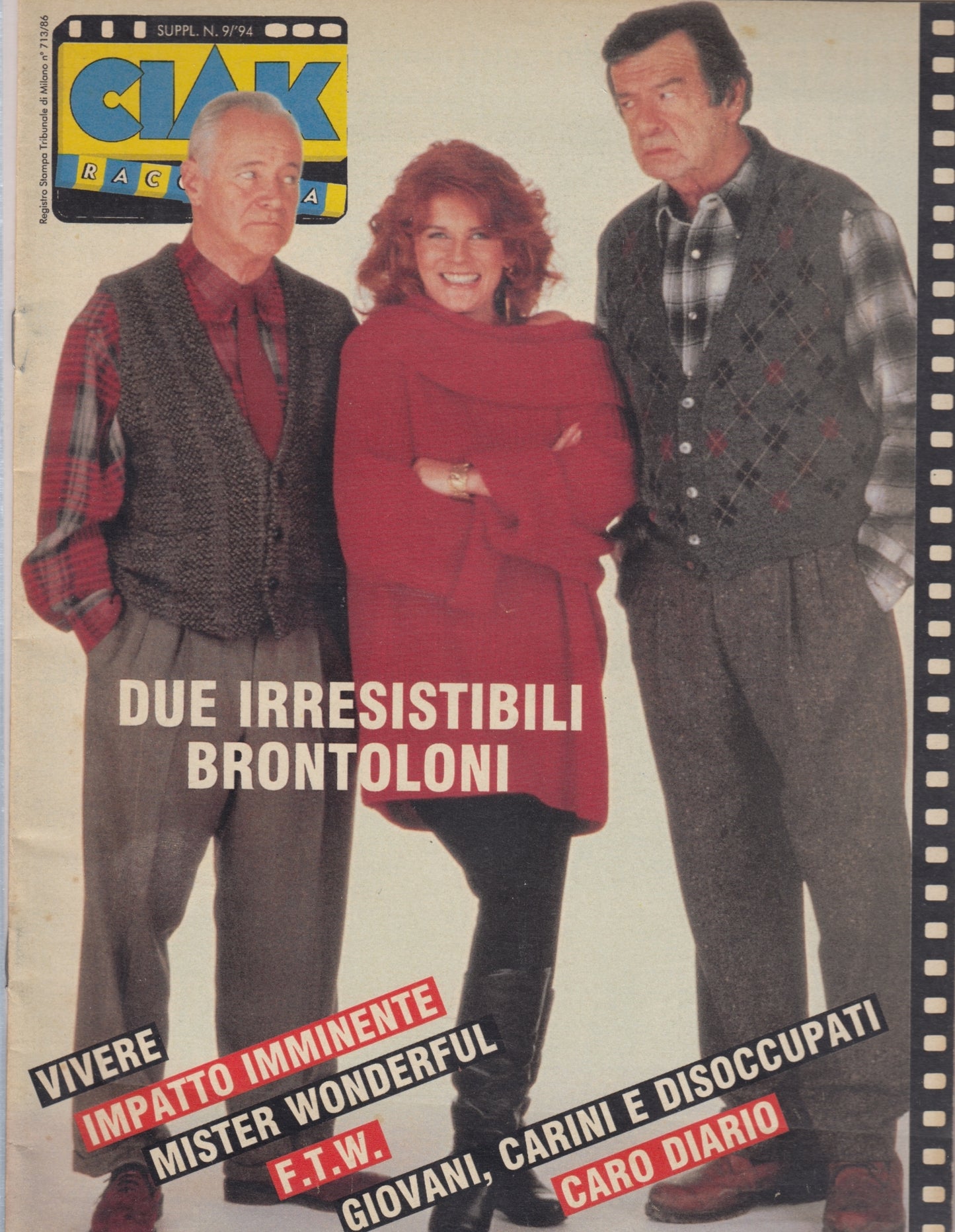 Ciak Racconta supplemento alla rivista Film - 1992/1994 - Scegli il numero - V26