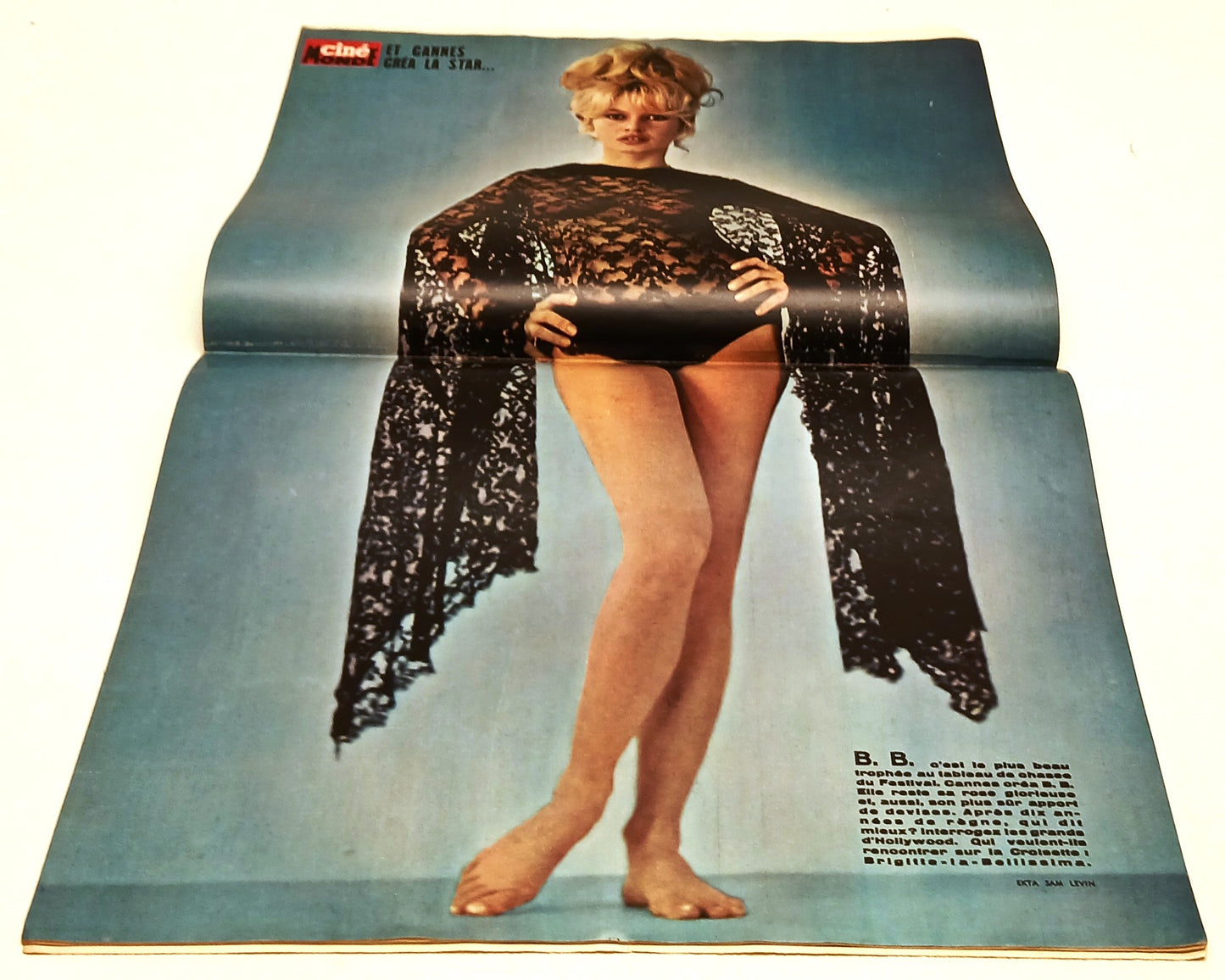 Rivista Cine' Monde 1551 poster Brigitte Bardot Festival Film Cannes - RVSa820