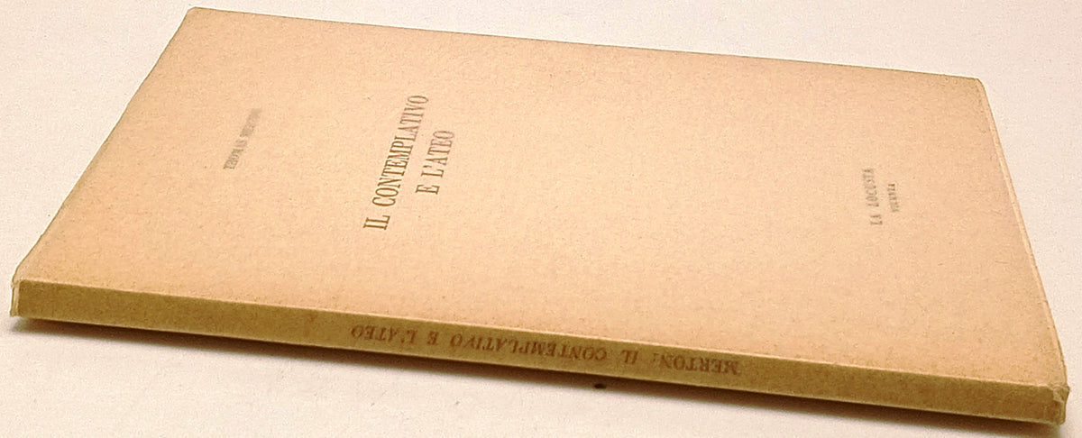 Il contemplativo e l'ateo - Thomas Merton - La Locusta - 1a ed. - ZFS306