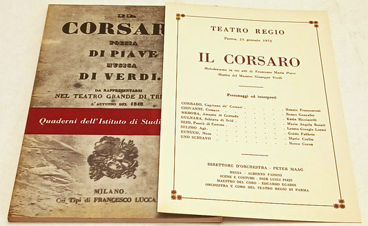Quaderni dell'Istituto di Studi Verdiani 1 Il Corsaro musica di Verdi - ZFS257
