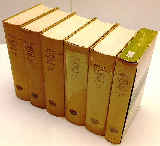 Cronache economiche e politiche di un trentennio 7 volumi - Luigi Einaudi