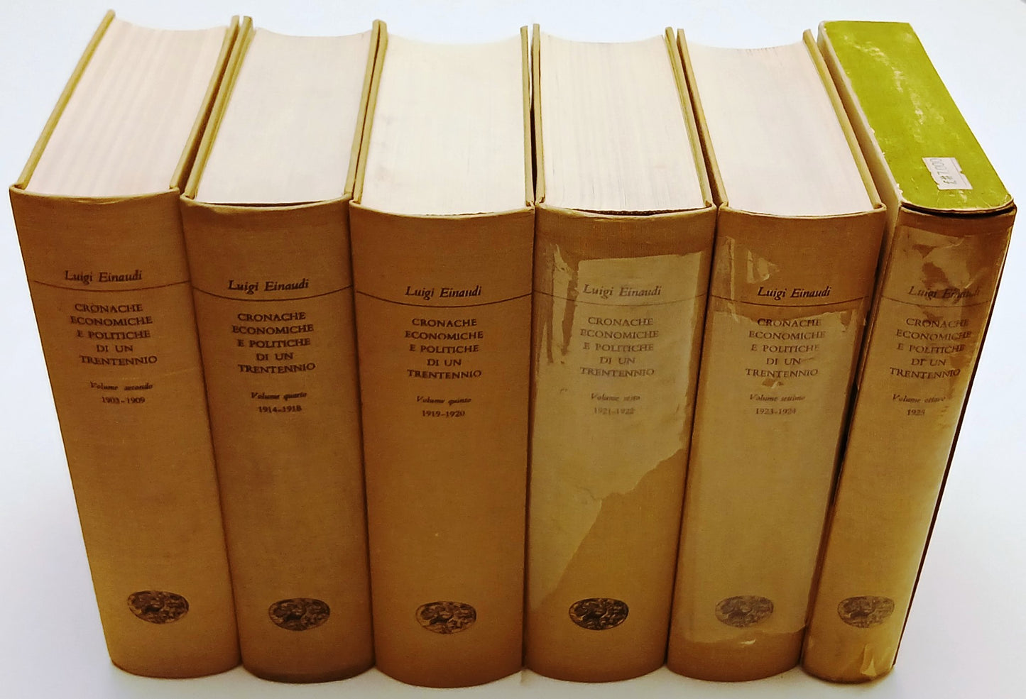 Cronache economiche e politiche di un trentennio 7 volumi - Luigi Einaudi