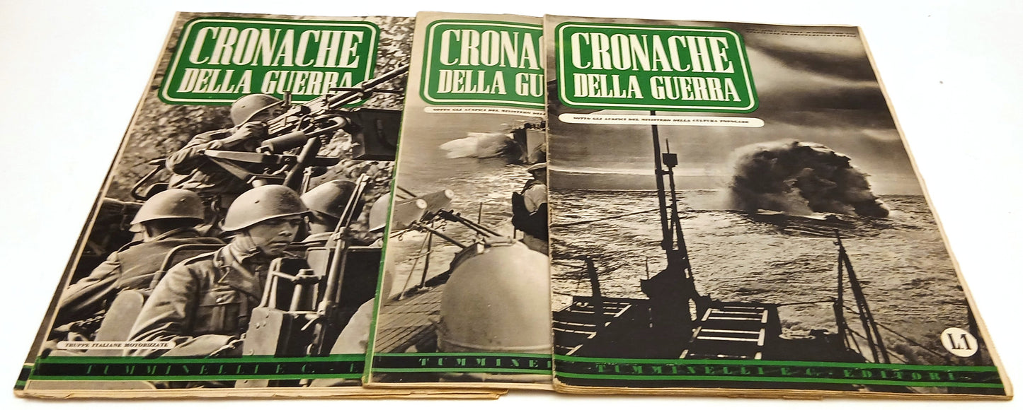 Rivista Cronache della Guerra Anno I numeri 1/11 ottobre/dicembre 1939 - YFS286