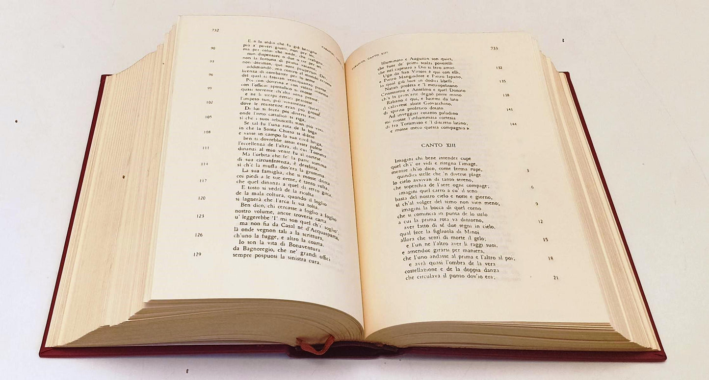 LN- OPERE - DANTE ALIGHIERI - MURSIA - I CLASSICI ITALIANI --- C - XFS211