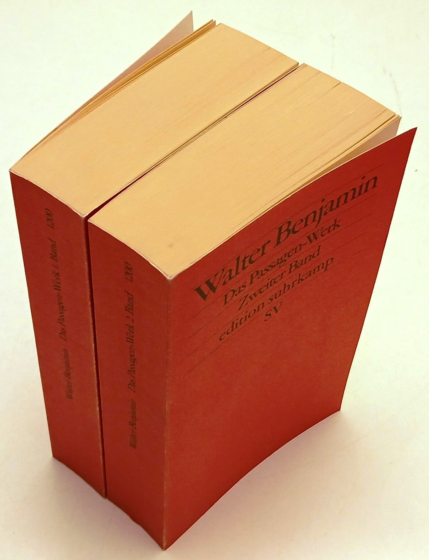 Das Passagen-Werk 2 volumi Zweiter Erster Band- Walter Benjamin- Suhrkamp-ZFS110