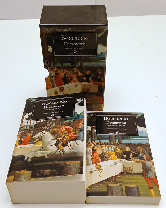 LN- DECAMERON COFANETTO 2 VOLUMI - BOCCACCIO - OSCAR CLASSICI MONDADORI - B- XFS
