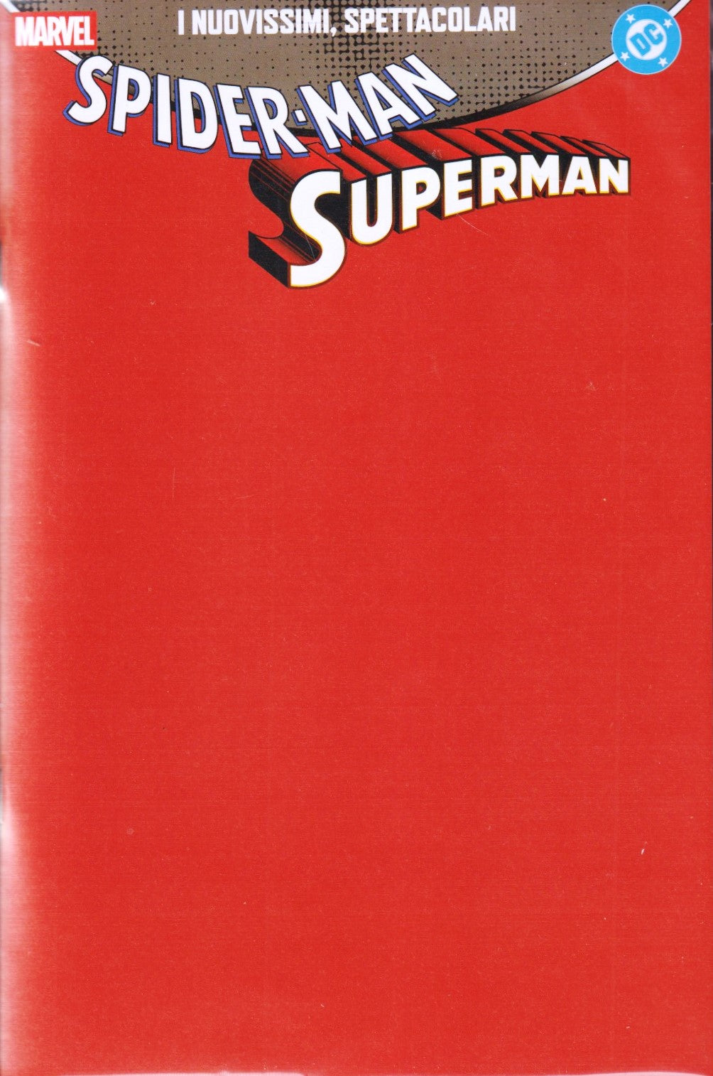 Superman Spider-man Red Blank Variant - Panini - 1a ed. - F26