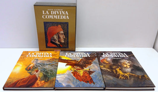La Divina Commedia 3 volumi- Dante Alighieri- Famiglia Cristiana- cofanetto- ZFS319