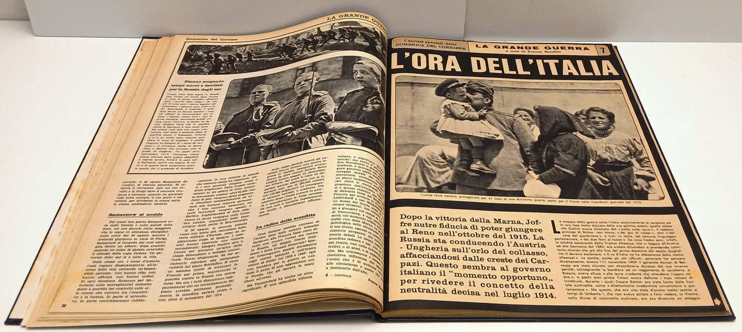 Volume rilegato Servizi speciali Domenica Corriere La Grande Guerra 1/20- YFS708