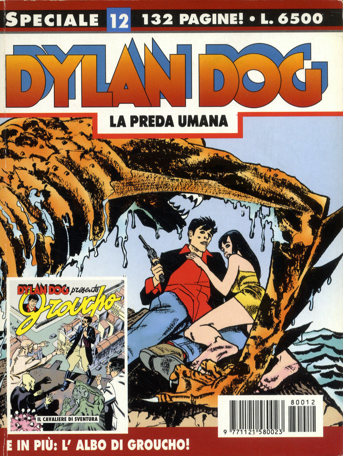 FB- DYLAN DOG SPECIALE N.12 LA PREDA UMANA ALBETTO -- BONELLI - 1998 - B - TBX