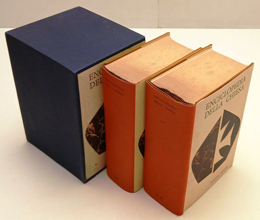 LD- ENCICLOPEDIA DELLA CHIESA COFANETTO 2 VOLUMI -- PAOLINE --- 1966 - CS- ZFS70