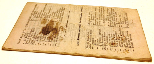 Libretto d'opera L'ebreo- Apolloni- Parma Teatro Regio 1861- con attori- RVSz140