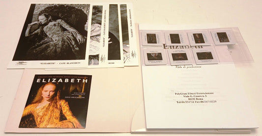 Cartella Stampa Film ELIZABETH di Shekhar Kapur con Cate Blanchett +CD - RVSa968