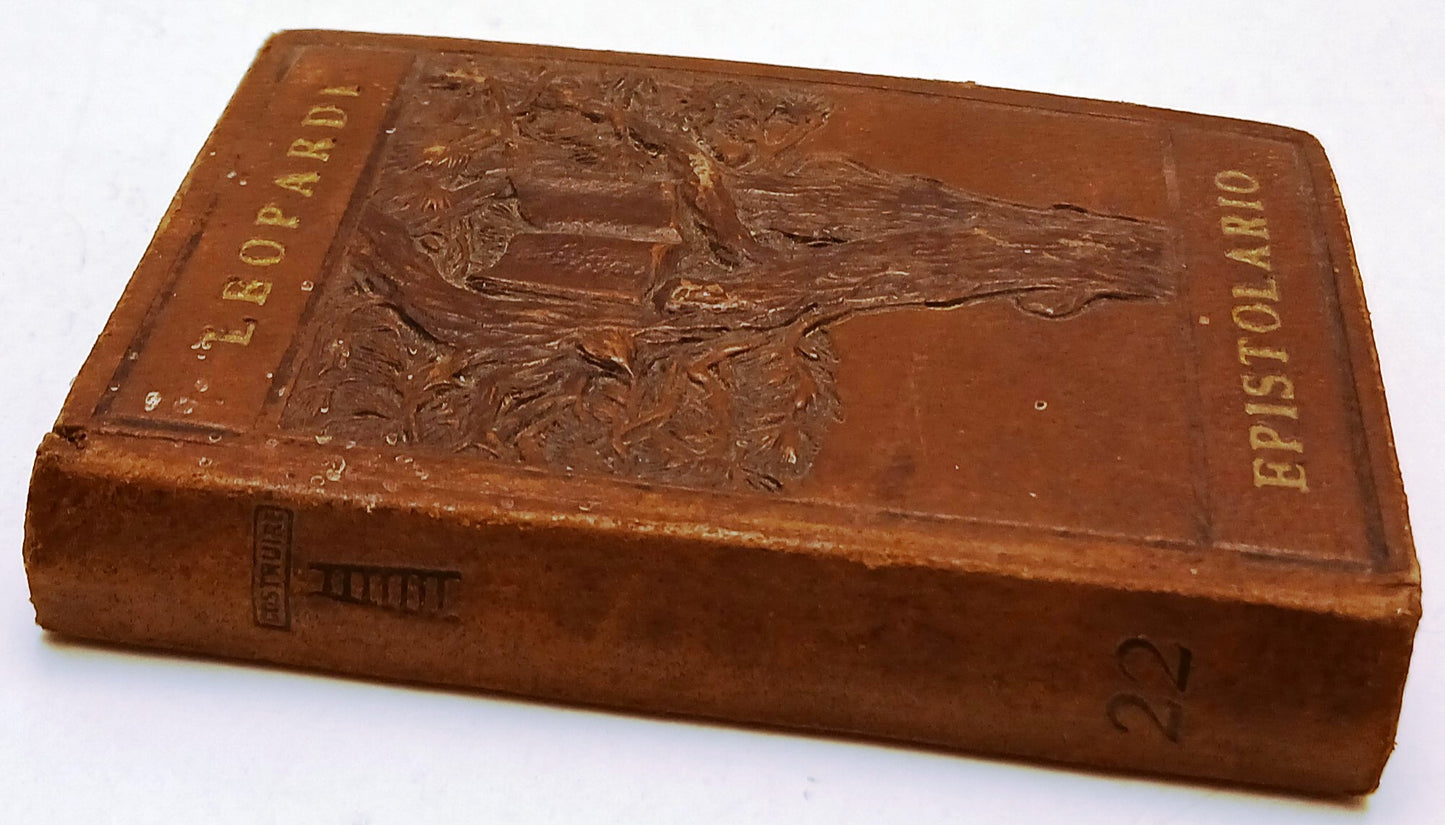 Epistolario - Giacomo Leopardi - Raccolta Breviari Intellettuali - RVSz143