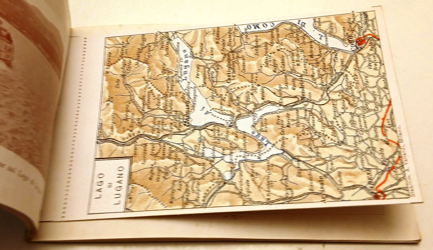 Dall'esposizione di Milano ai laghi Maggiore Como Lugano- Ricordo- 1906- RVSz144