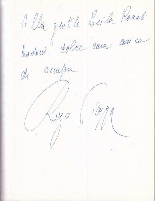 LZ- 50 ANNI DELLA FAMIJA PRAMZANA DEDICA AUTOGRAFA- RENZO PIAZZA- 1997-CS-YFS307