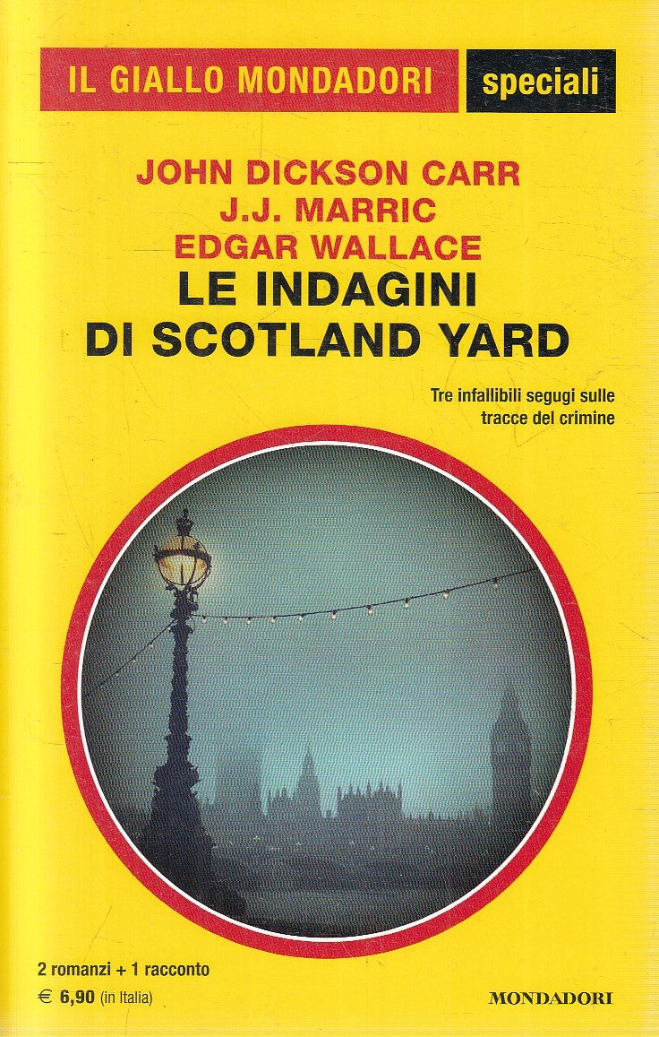 LN2- GIALLI MONDADORI SPECIALI N.76 INDAGINI SCOTLAND YARD - DICKSON CARR - XFS