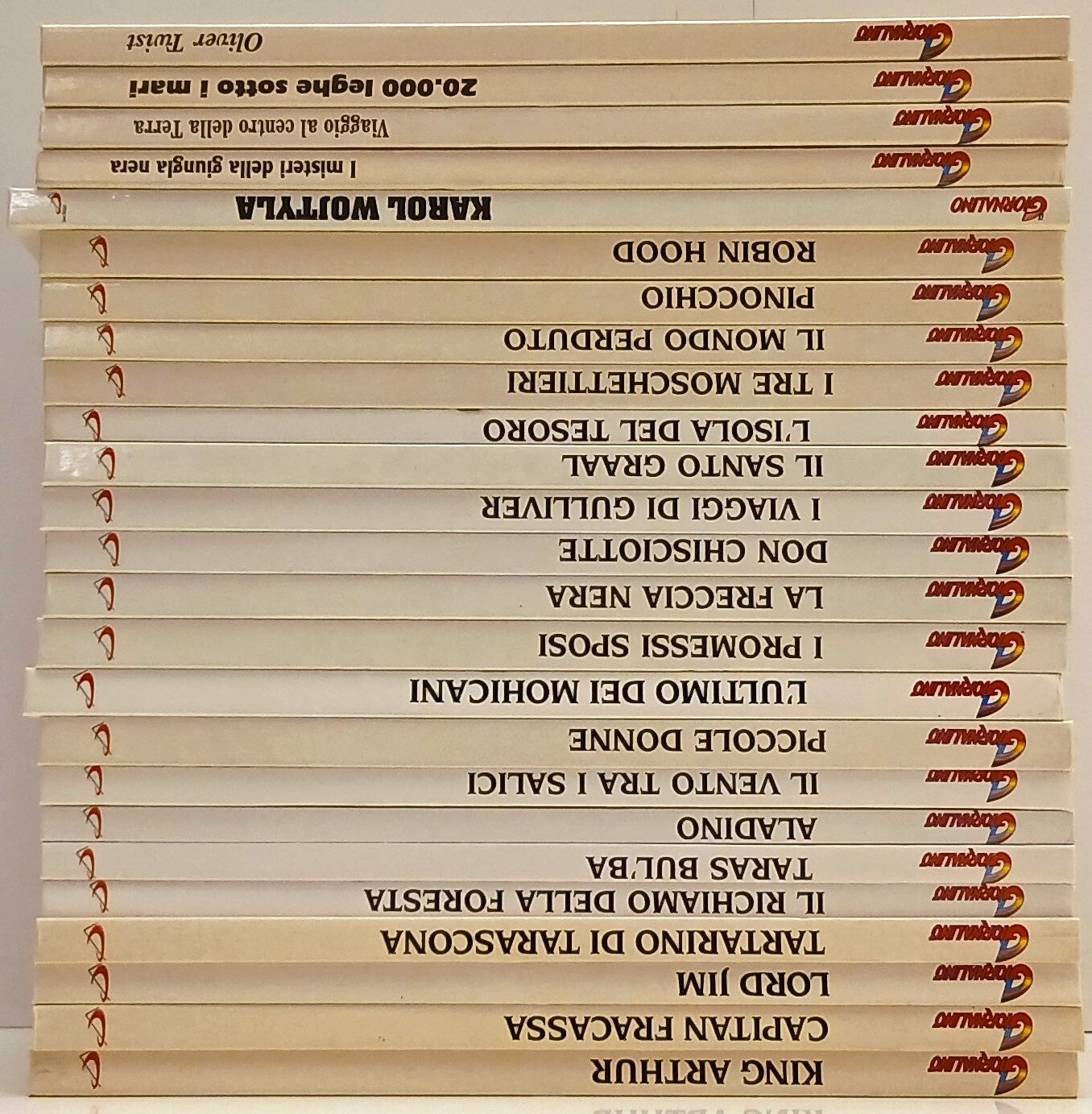 FV- IL GIORNALINO ROMANZI A FUMETTI 25 VOLUMI PINOCCHIO ALADINO LOR JIM - G25