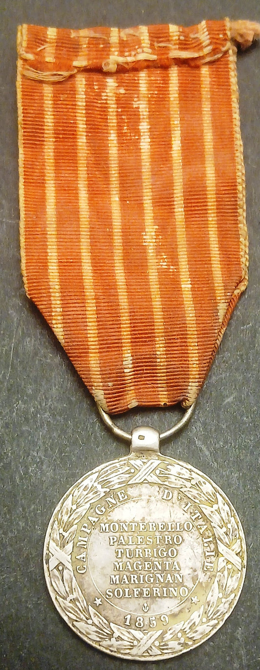 CB- Medaglia Napoleone III Campagne d'Italia inc. Barre - in argento - GTTS207