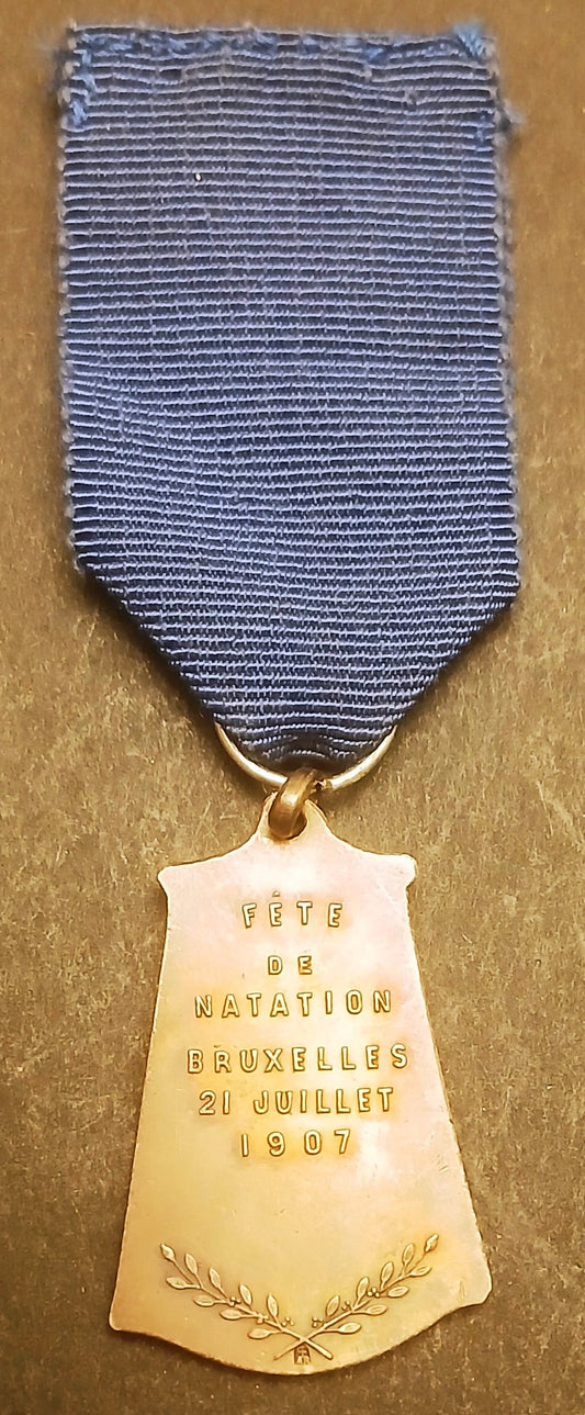 CB- Medaglia FETE de Natation Bruxelles 21 Juillet 1907 - GTTS212