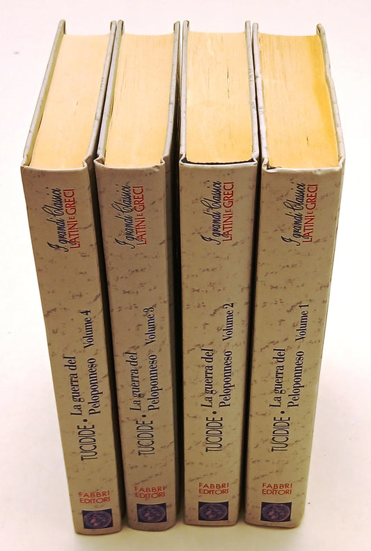 LN- LA GUERRA DEL PELOPONNESO 1/4 - TUCIDIDE - FABBRI- CLASSICI GRECI- C- YFS969